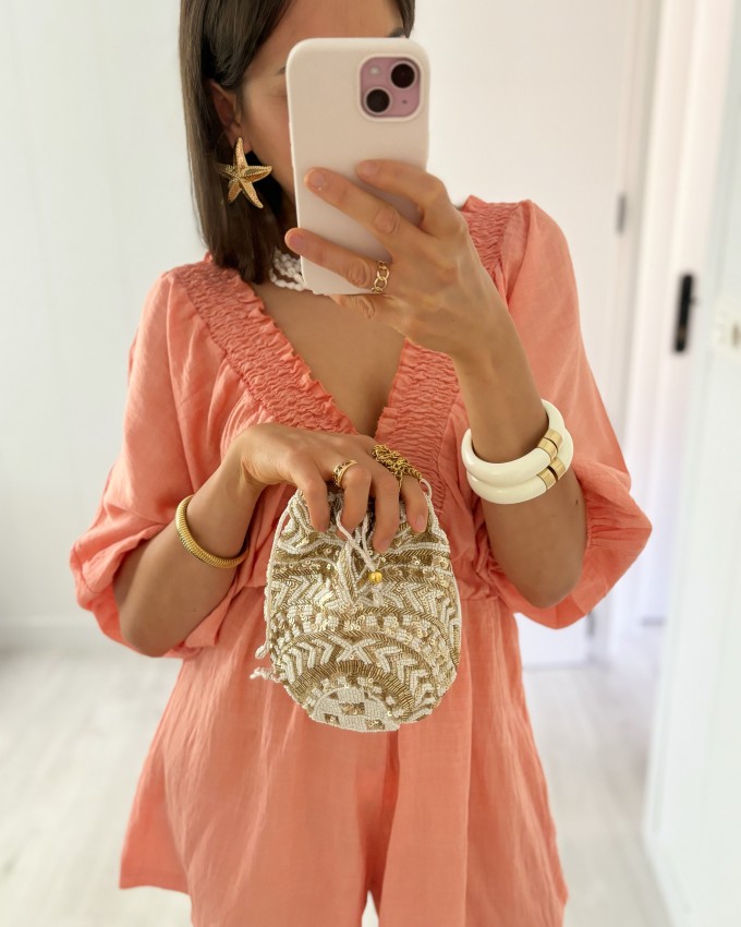 Bolso abalorios
