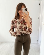 Blusa flores