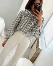 Camisa vichy verde