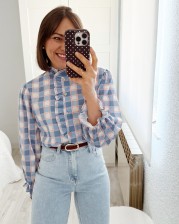 Blusa cuadros