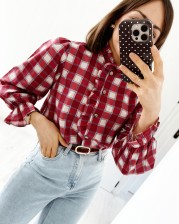 Blusa cuadros