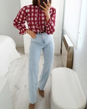 Blusa cuadros