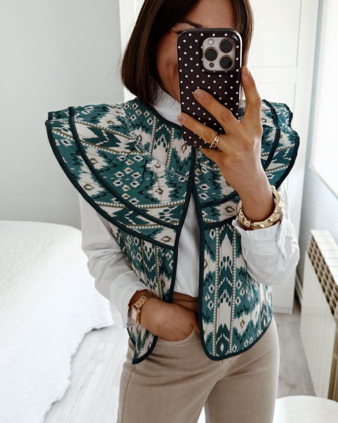 Chaleco turquesa
