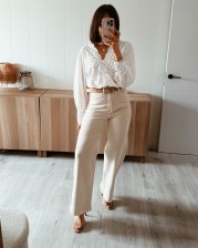 Blusa bordada onda