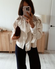 Gabardina vichy
