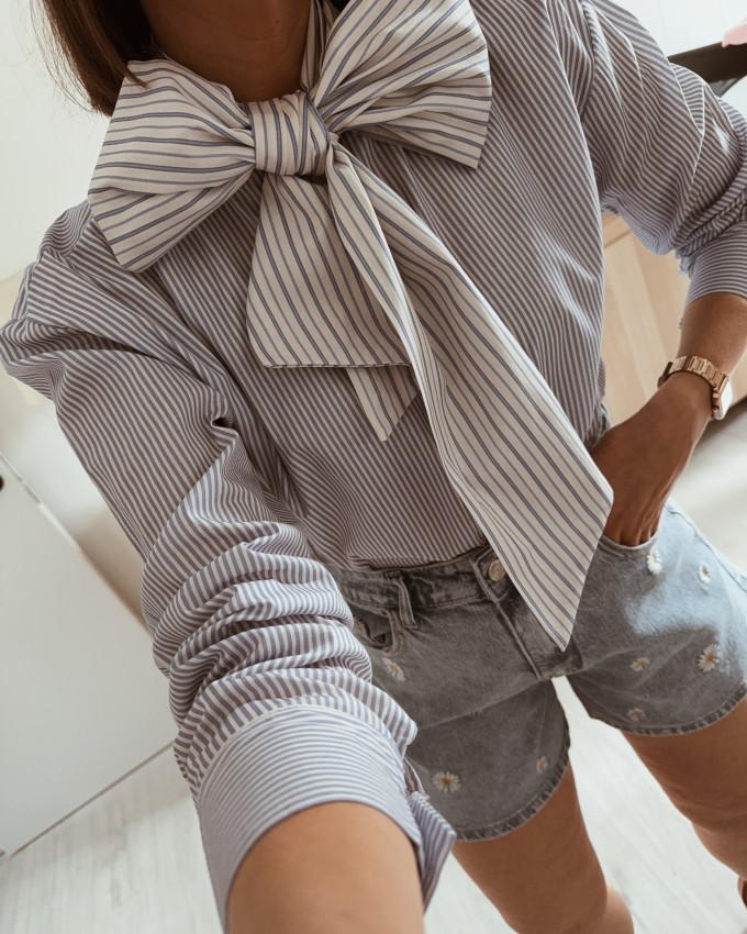 Camisa multi celeste