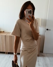 Vestido beige