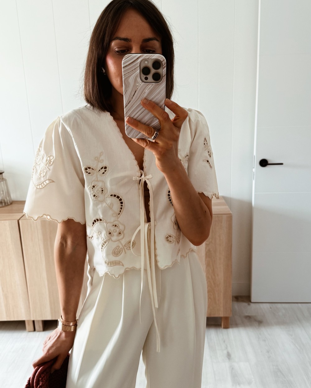 Blusa bordada