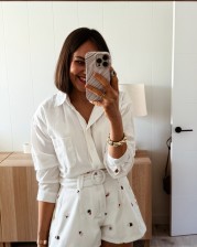 Short bordado