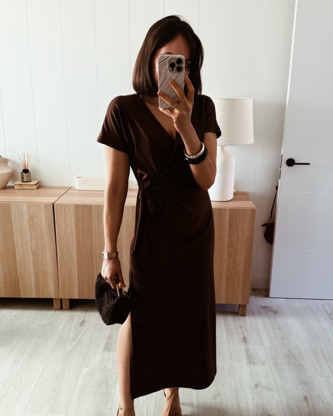 Vestido chocolate