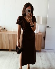 Vestido chocolate