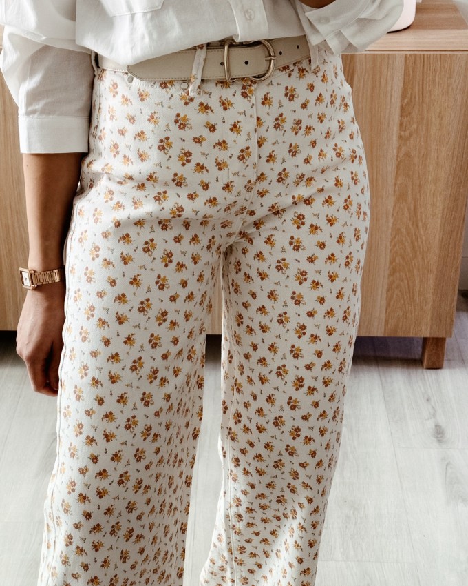 Pantalón florecitas