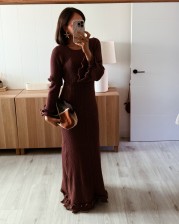 Vestido detalles manga