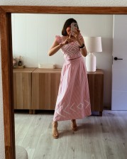 Conjunto Vichy bordado