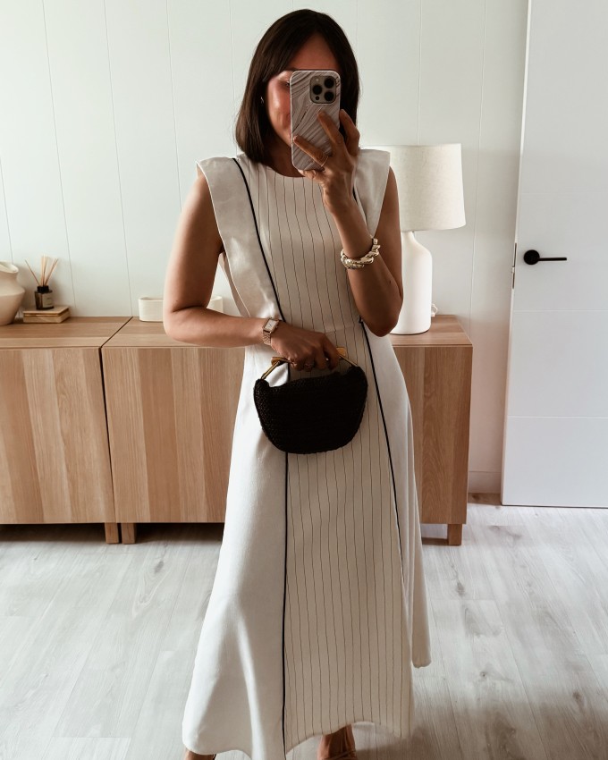 Vestido combinado