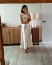 Vestido combinado