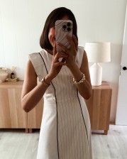 Vestido combinado
