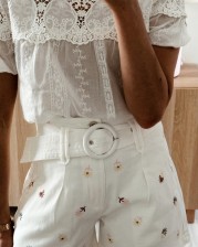 Short bordado