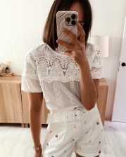 Short bordado
