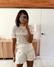 Short bordado