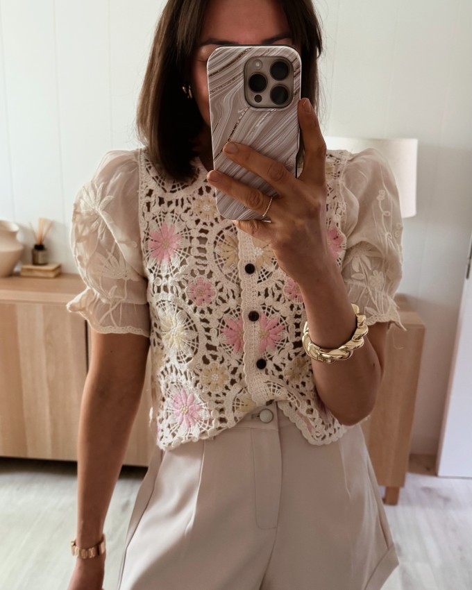 Blusa crochet