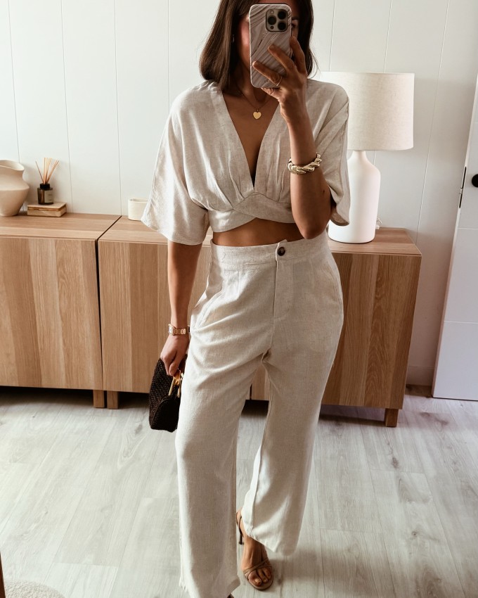 Conjunto beige