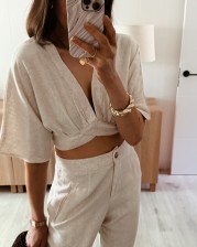 Conjunto beige