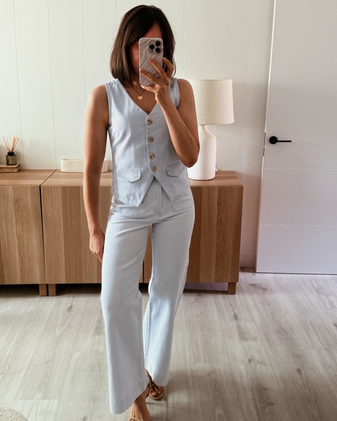 Pantalón Navy celeste