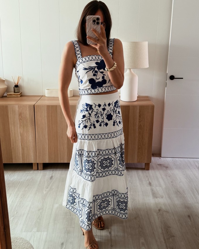 Conjunto bordado