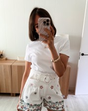Short bordado