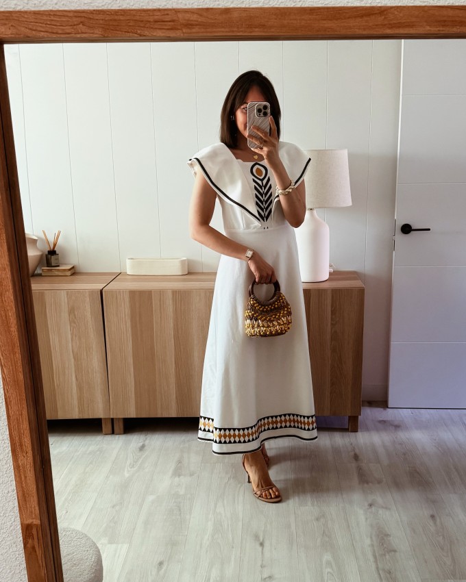 Vestido bordado